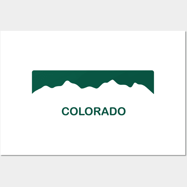 Colorado License Plate Wall Art by KevinWillms1